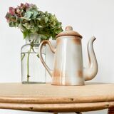Enamelled stoneware coffee maker