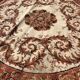 Large circular oriental rug