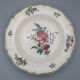 Series of 5 hollow plates Villeroy and Boch décor Mettlach flowers