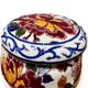 Gien earthenware tea set, peony decoration