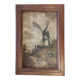 Peinture à l'huile vintage française sur Montmartre au 17ème siècle, signée Gatacre