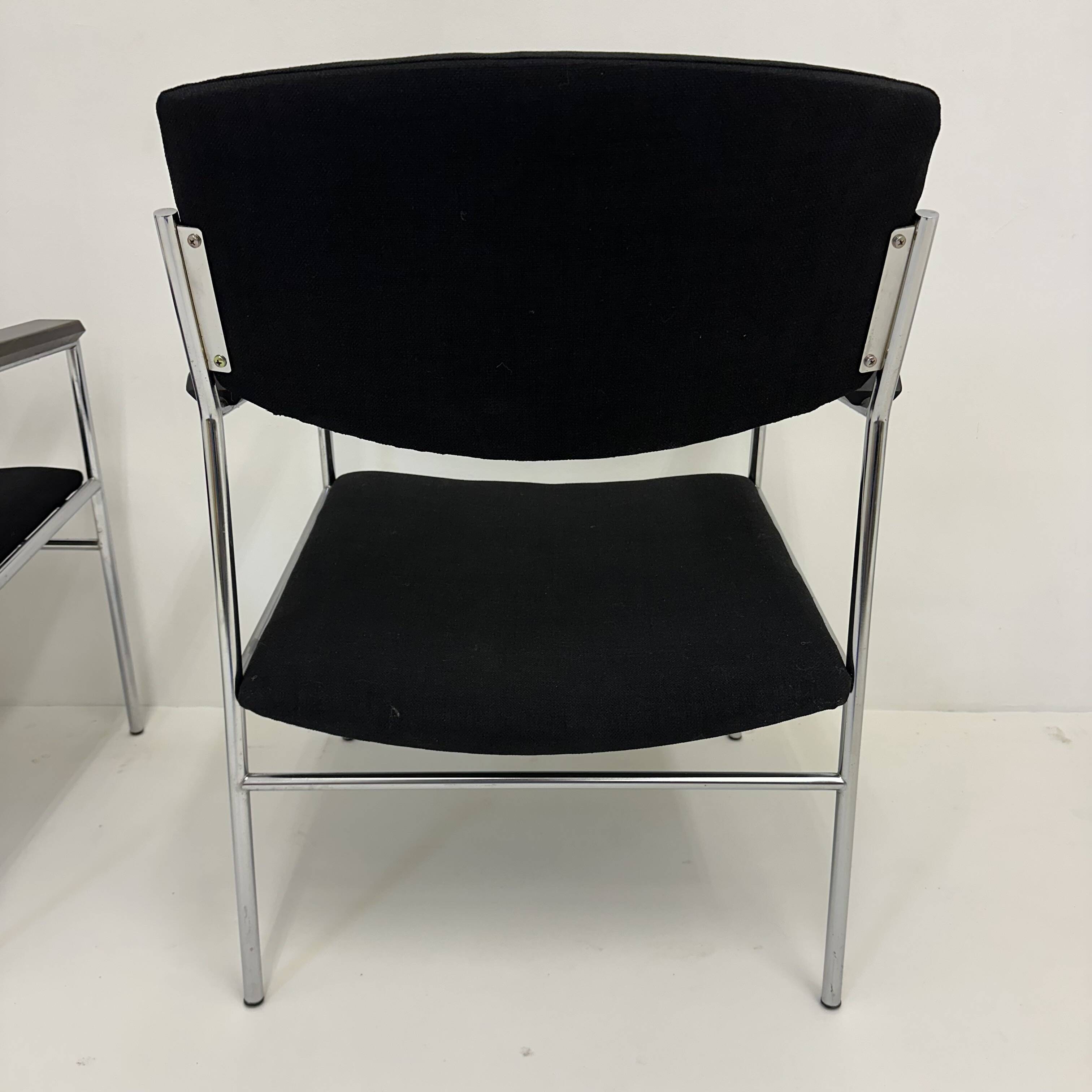 Gijs van der Sluis Minimalist Lounge chair , 1970s