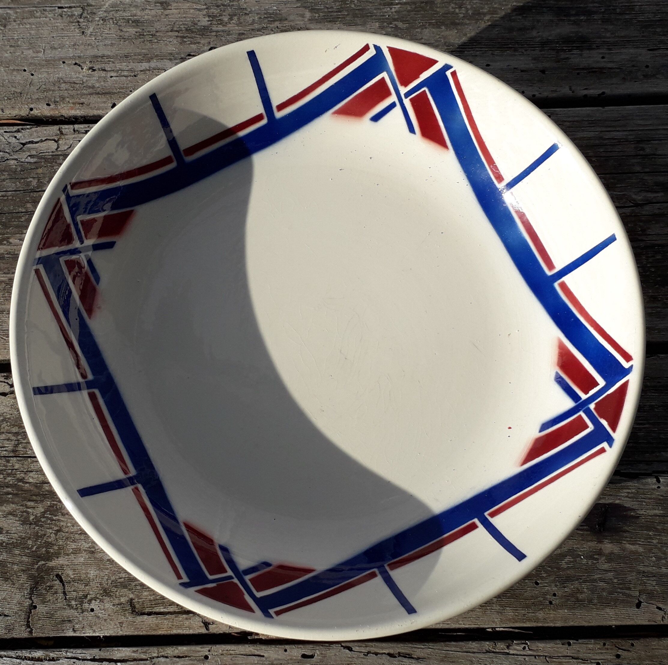 Art deco earthenware compotier