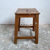 Wooden workshop stool
