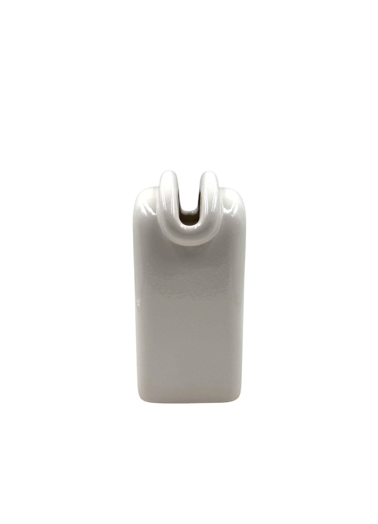 Sergio Asti, vase en céramique moderne, Gabbianelli Italie ca. 1970