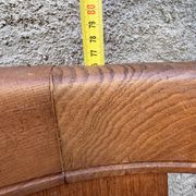 American office chair Louis XVI style wood and caning 1900