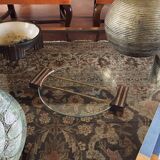 Plateau en verre art déco, France années 1930