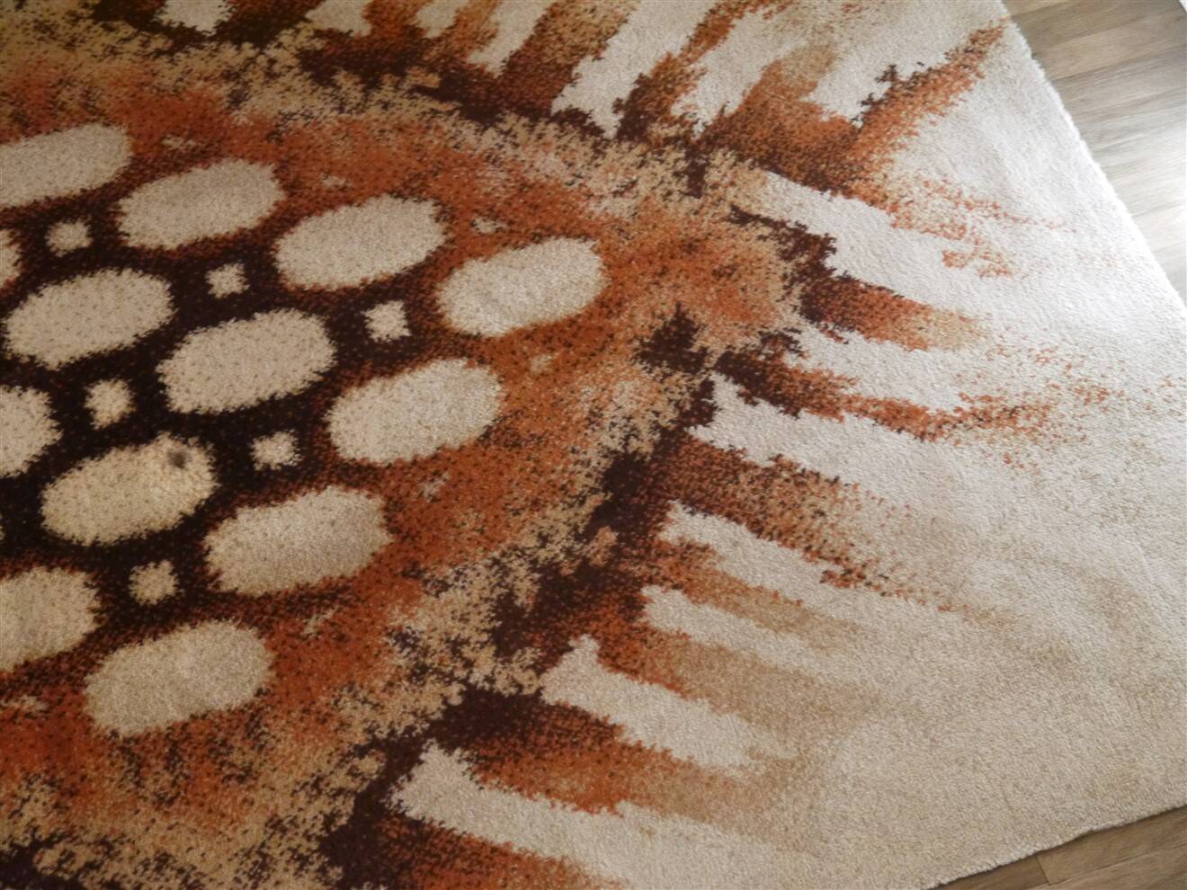 Modernist Belgian rug, 1970