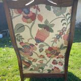 Voltaire armchair in walnut