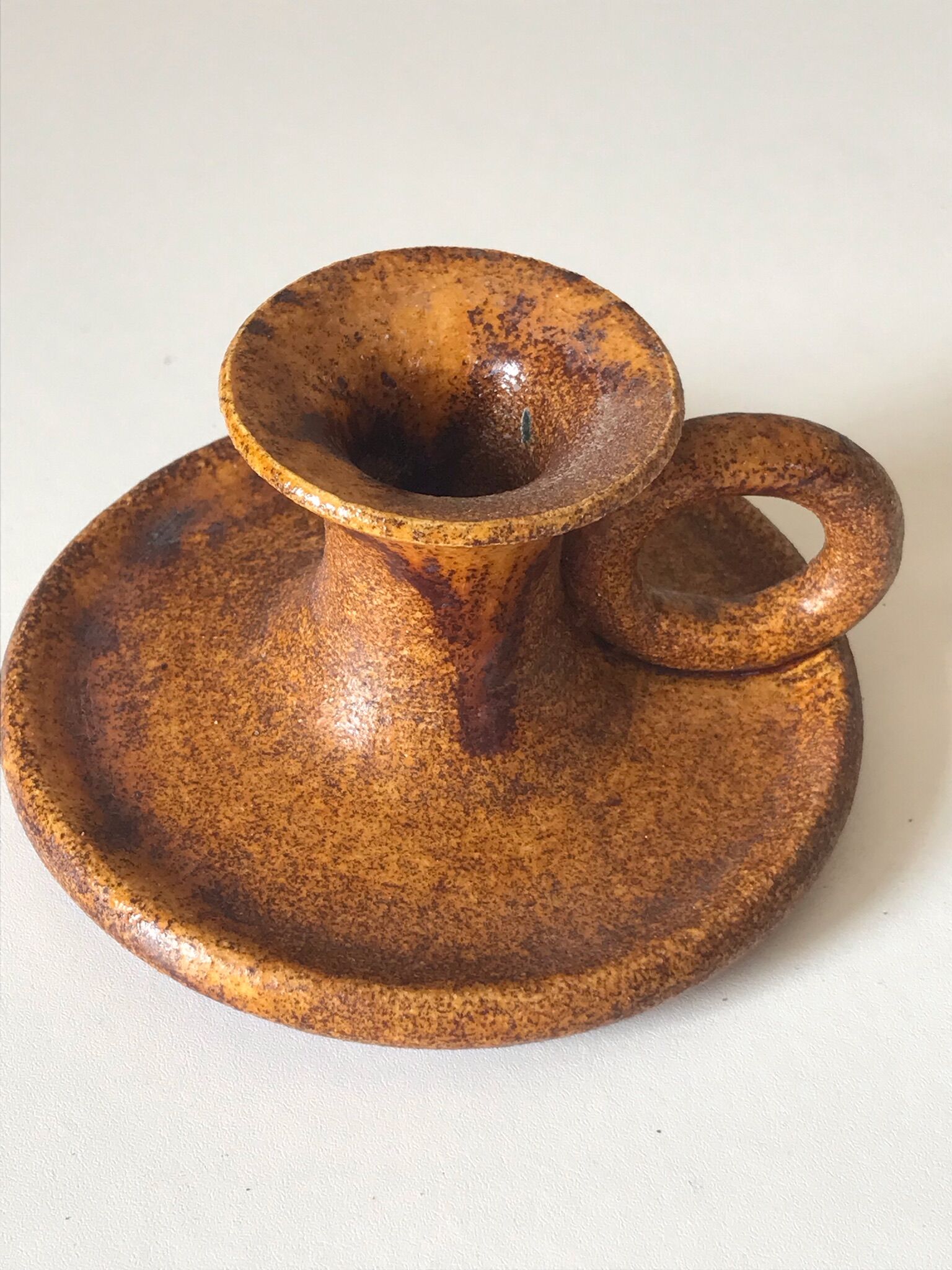 Ceramic candle holder accolay vintage design 60 years