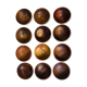 Lot de 12 bols en bois