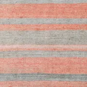 Dusty Pink Vintage Kilim Rug, Turkish Striped Bohemian Bedroom Decor 6x7