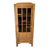 Art Deco oak display case