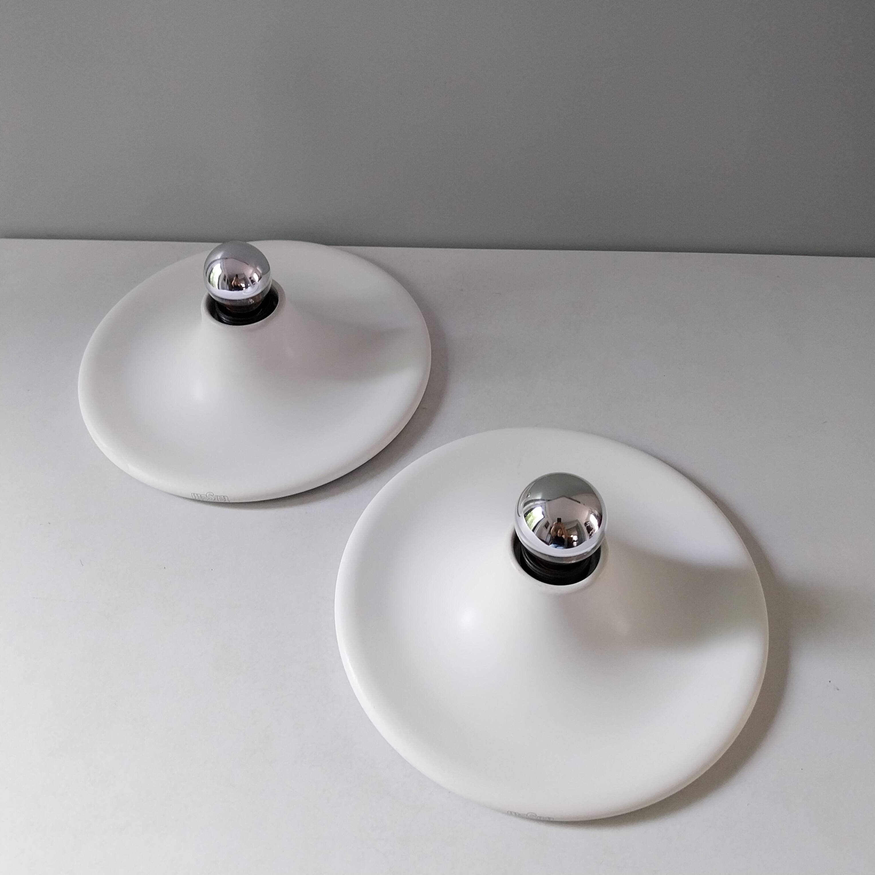 Italian design wall lamps Targetti - 70's
