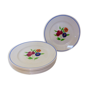 lot de 6 assiettes plates