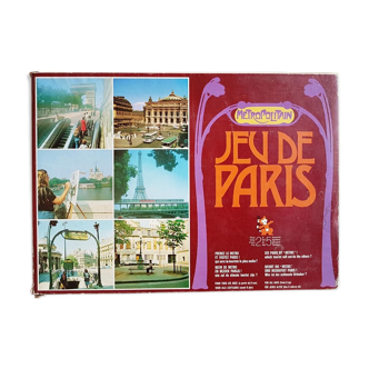 Paris game ed mako with 1973 Parisian metropolitan map