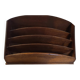 Mail organizer vintage wooden document holder 1950