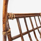 Dark bamboo magazine holders