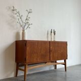 Vintage Danish sideboard teak with oak