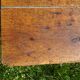 Rustic kneading trough in solid oak, removable lid and base.