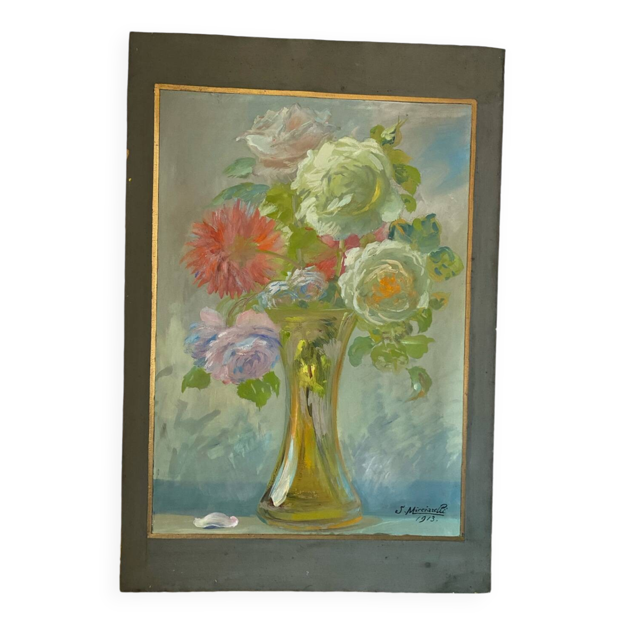 Signed still life from 1913