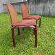 Paire de chaises Gae Aulenti pour Knoll-international
