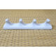 Tea towel holder or porcelain towel with 4 hooks.