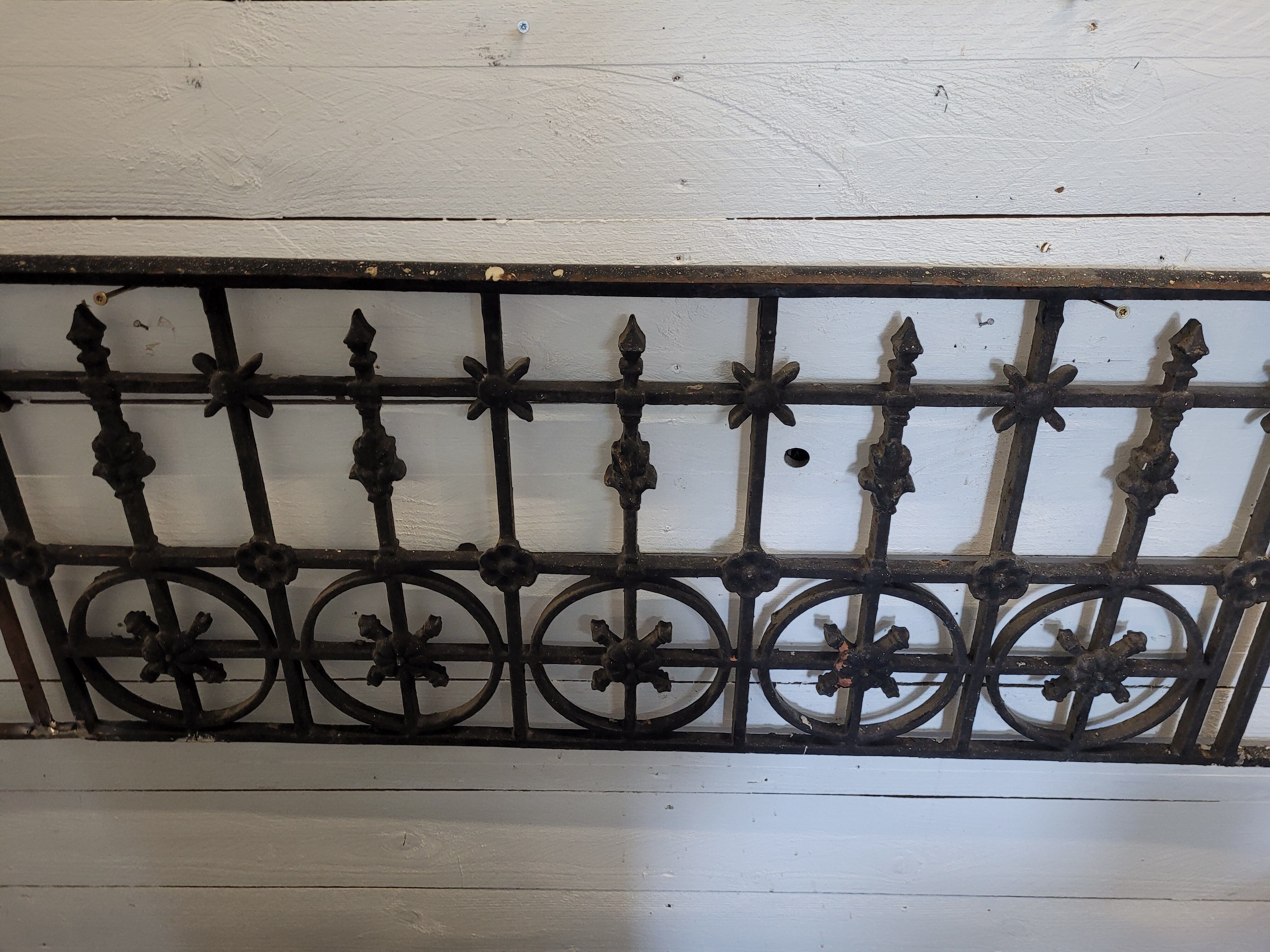 Old cast iron balcony house