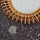 Pair of rattan mirrors attributed to Franco Albini, Italy 1950.
