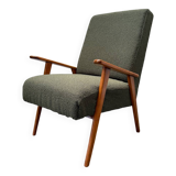 Scandinavian khaki armchair