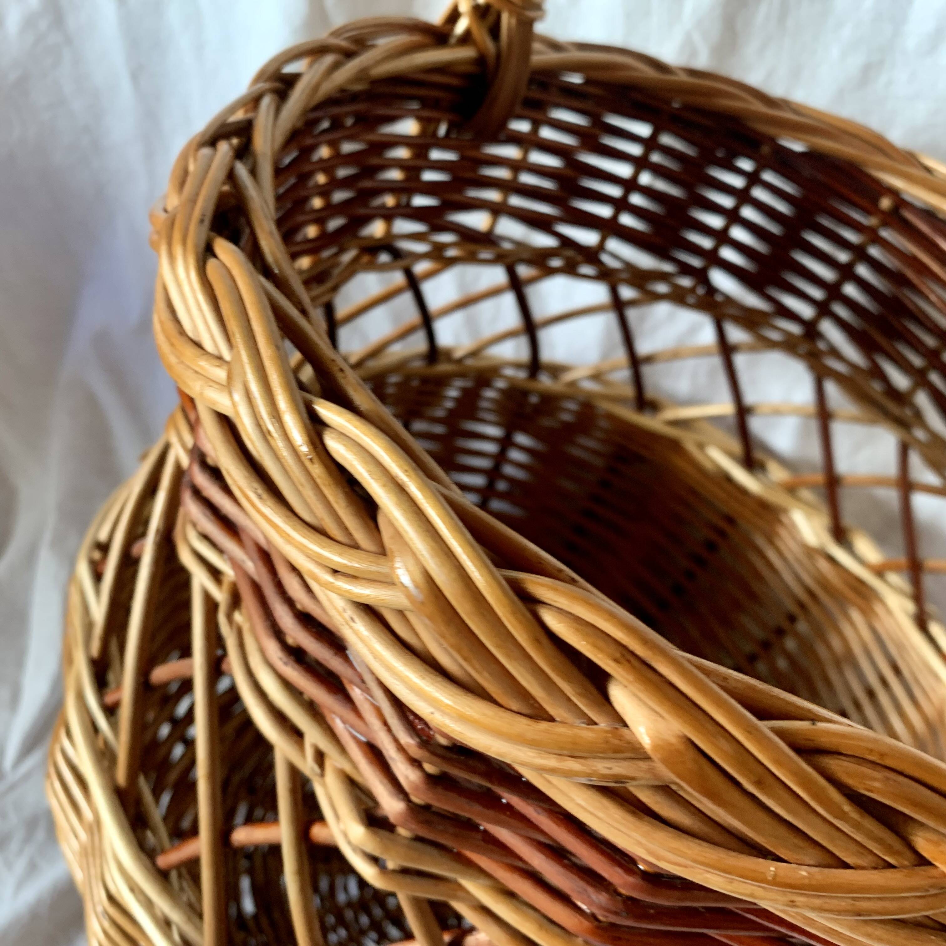 Vintage wicker basket