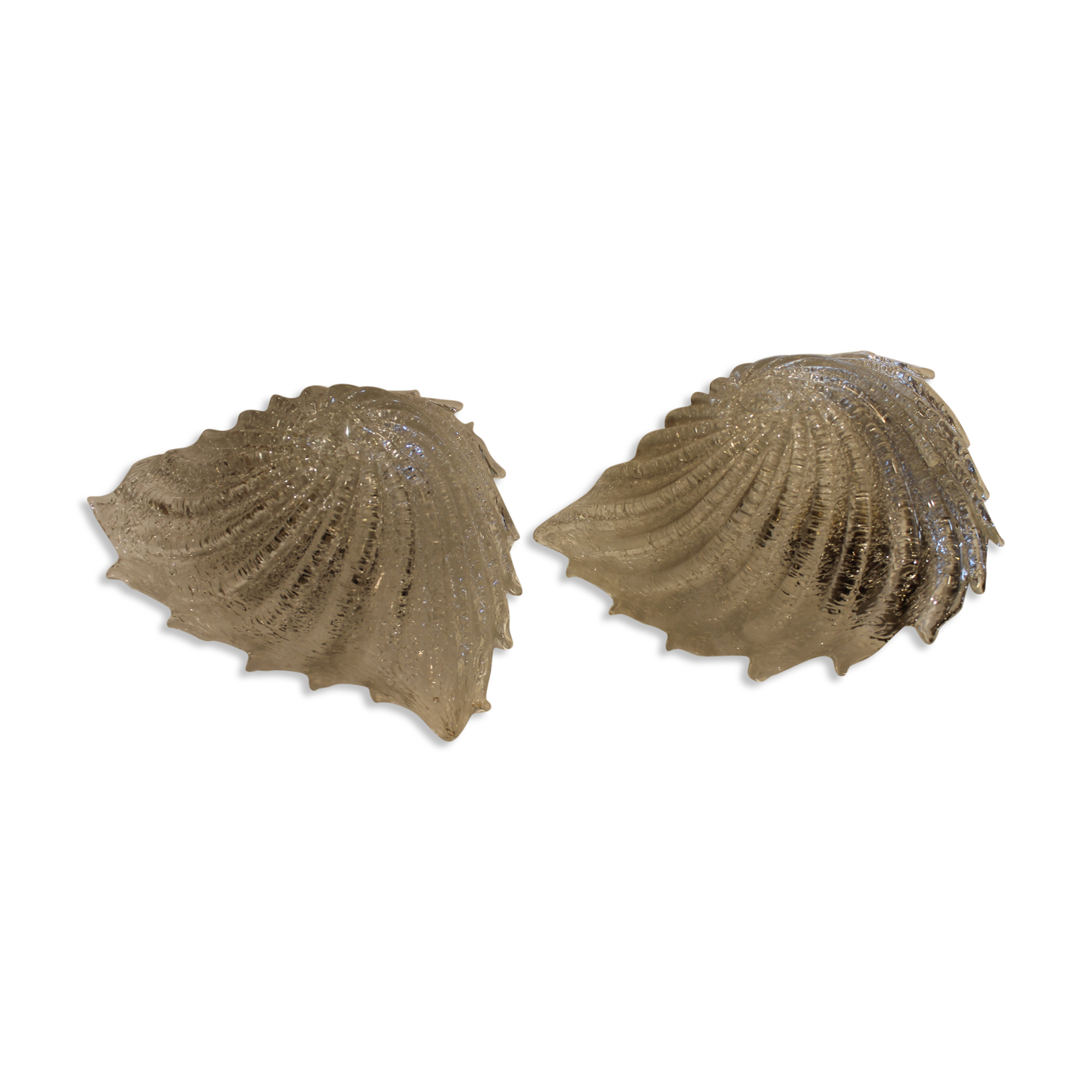 Pair of murano wall lamps