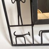 Brutal iron mirror 60x80cm