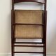 Folding chair occasional chair vintage wooden office chair with cane seat