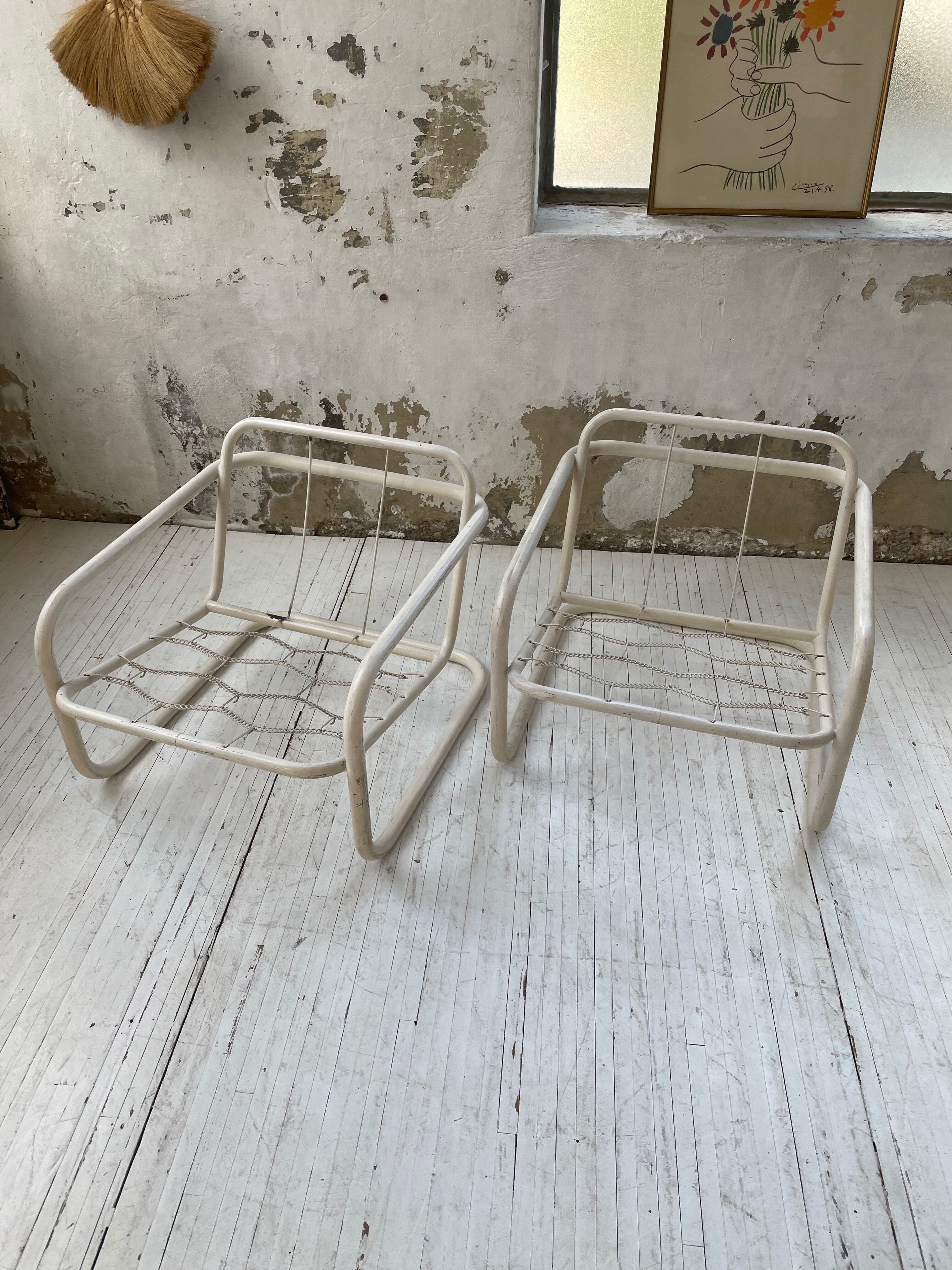 Pair of Prisunic chairs