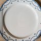 Round semi-deep plate in English earthenware "Cheltenham" — F. Winkle & Co.