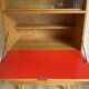 Vintage Scandinavian Secretary Desk 1960s - Oak Colour