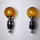 Paire d'appliques Murano, Italie, 1970