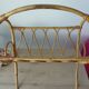 Vintage rattan magazine rack, wicker magazine basket home decor