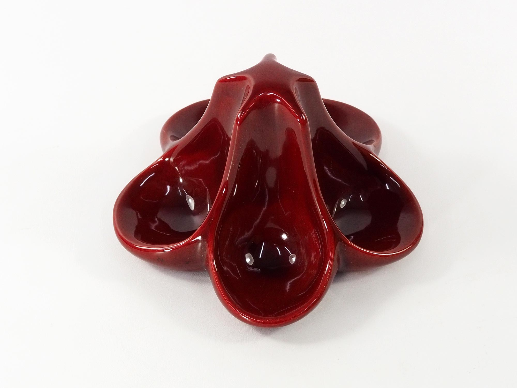 Art deco pipe door in french faience lmb paris, 1930s