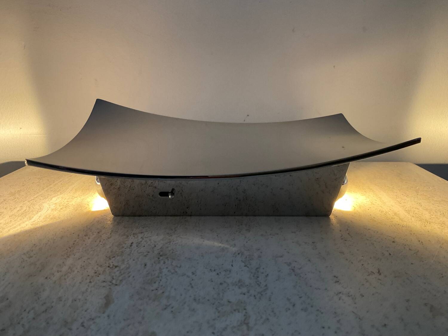 Philips designer wall light in chrome metal