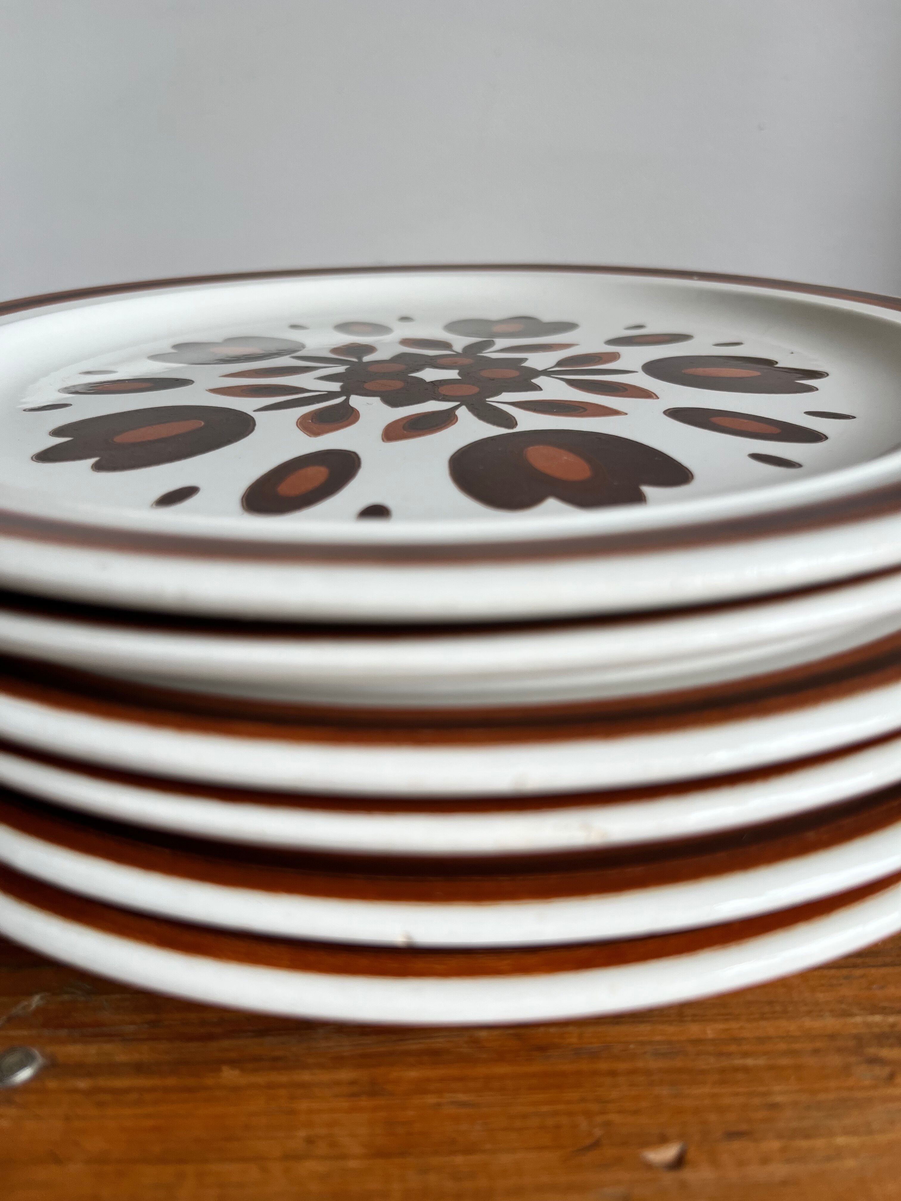 6 assiettes plates
