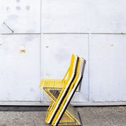 Chaises empilables en fer brutaliste Italie 70s