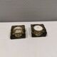 Two beautiful “cobblestone” candlesticks by Monica Ritterband 2004