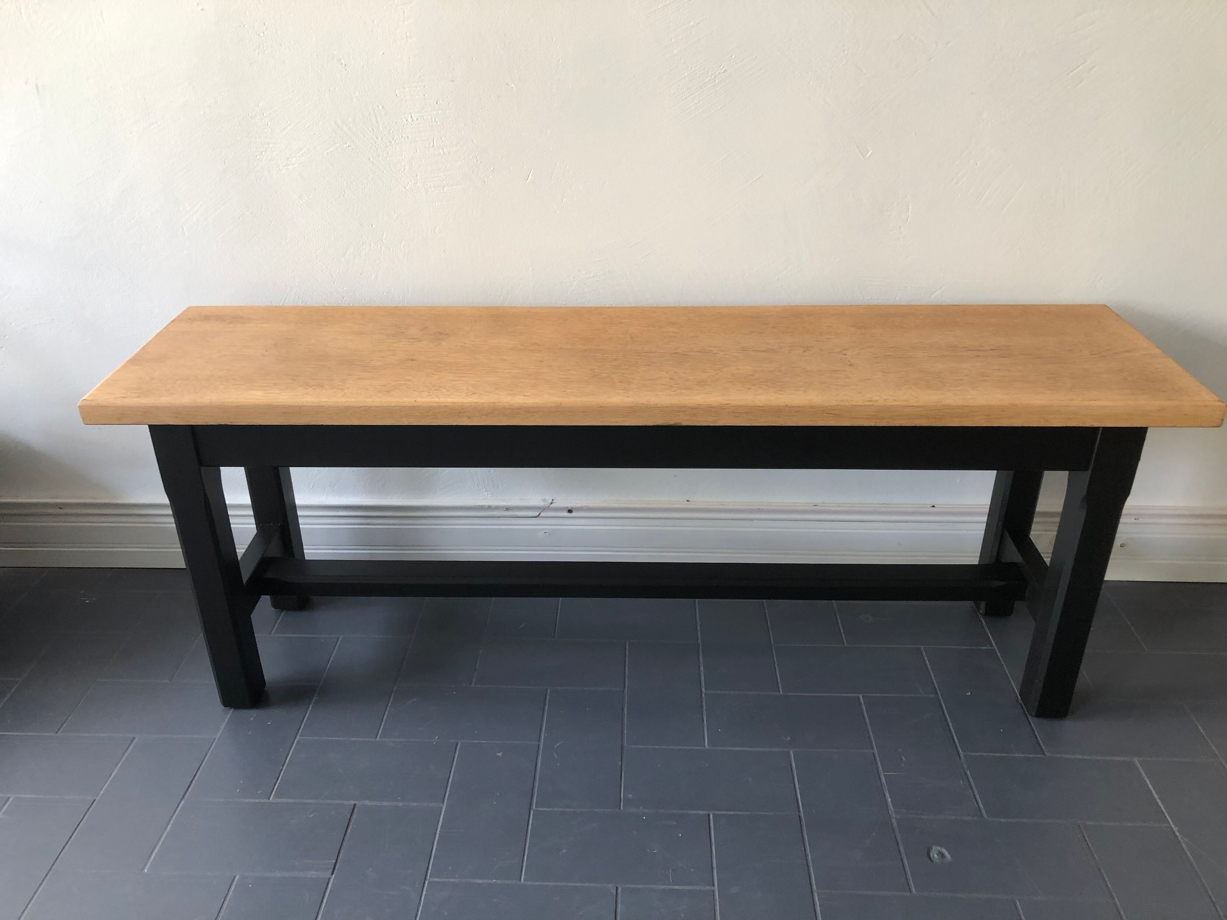 Farm country wooden bench