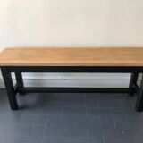 Farm country wooden bench