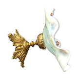 Painted opaline lamp 1900