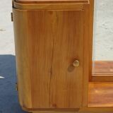art deco dressing table in light wood