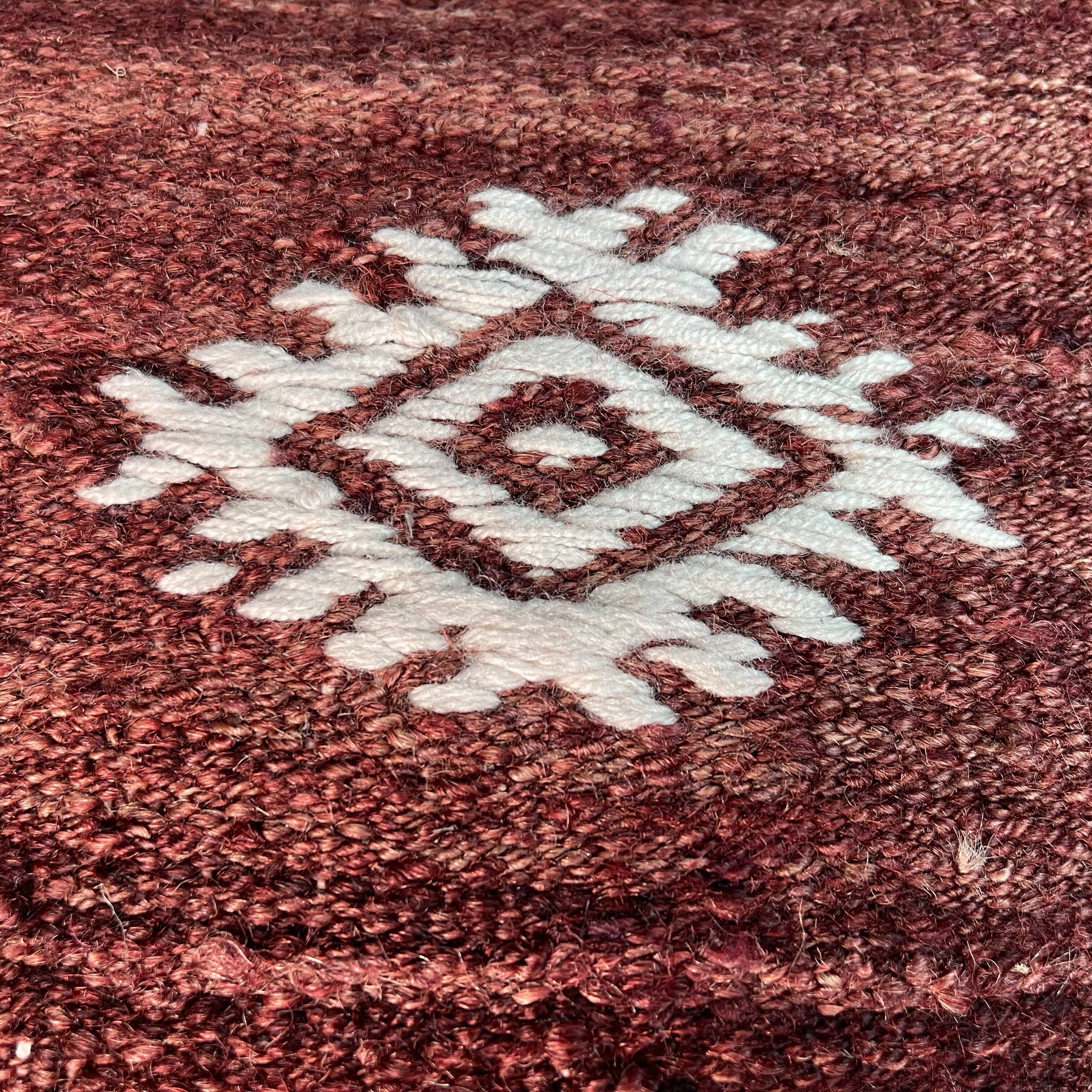 Vintage  Turkish kilim cushion cover , 40 x 40 cm