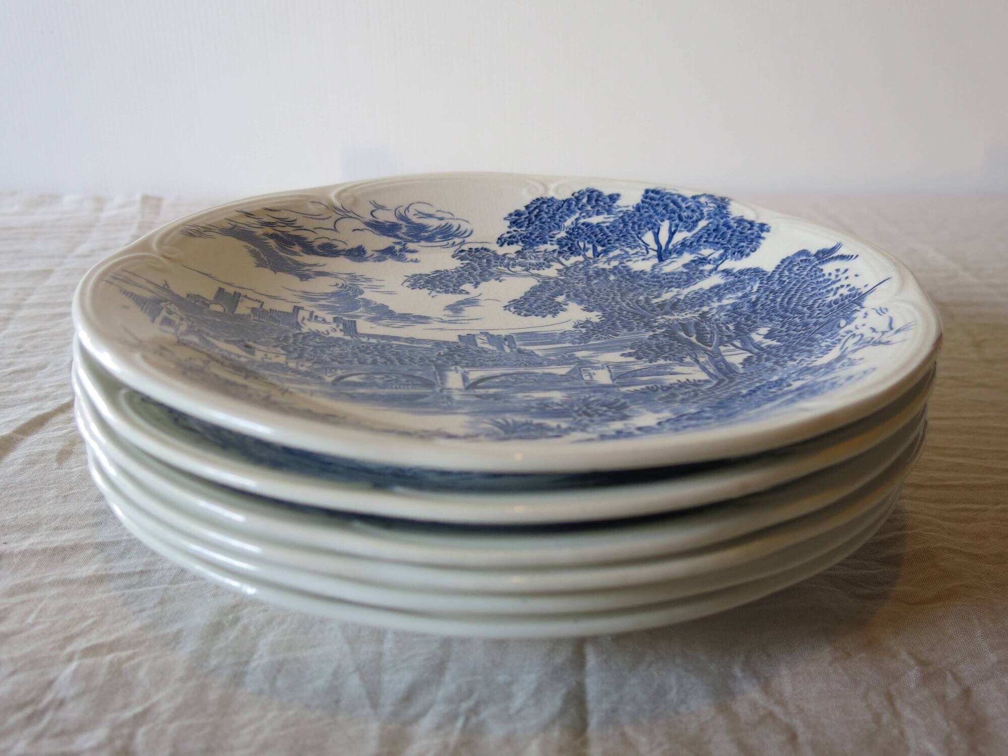 7 flat plates from the gien factory